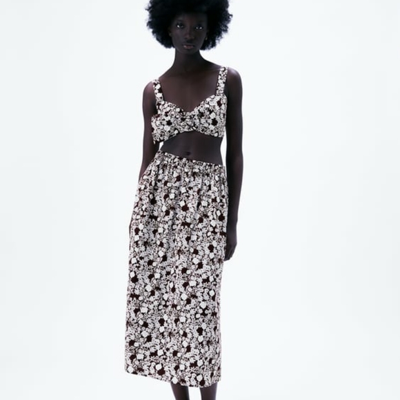 NWTs zara crop buckle top - Picture 8 of 8